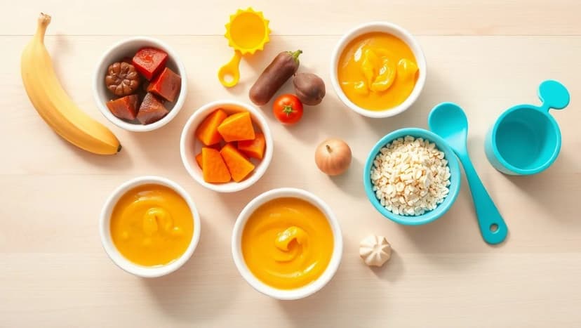 Vad äter en 4 månaders bebis