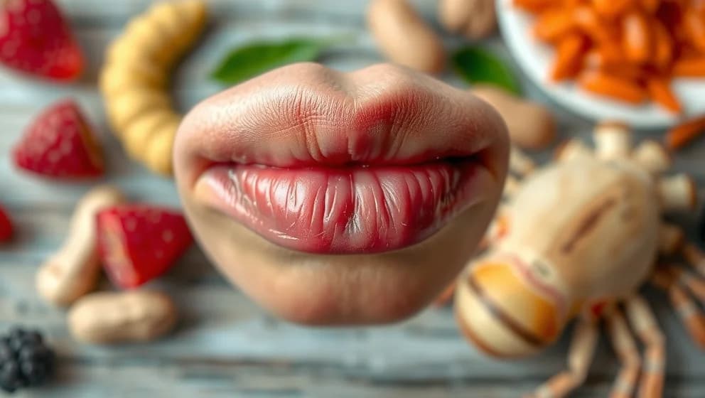 Varför får man allergisk reaktion på läppar