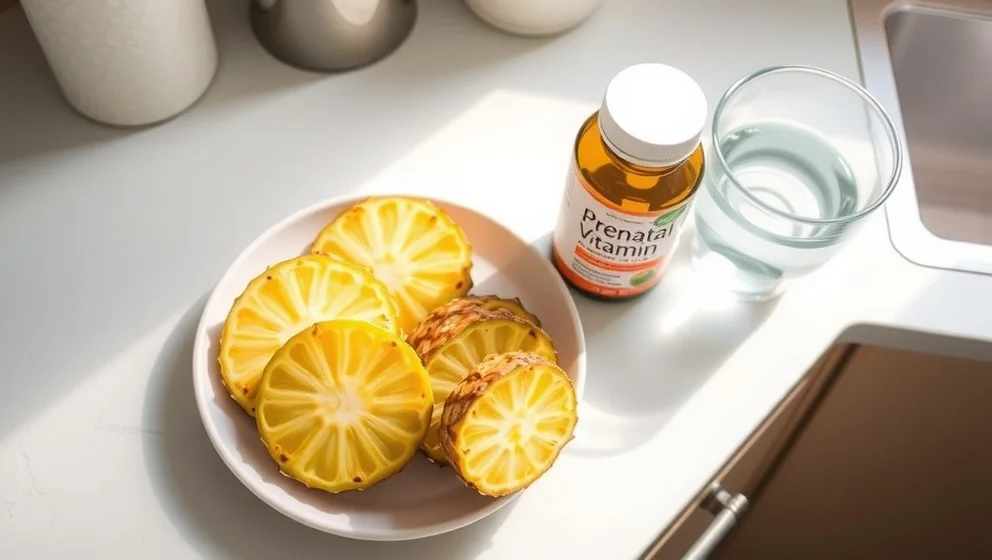 Är det säkert att äta ananas när du är gravid