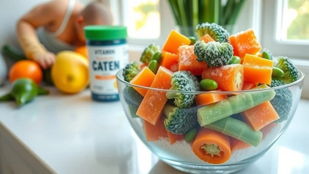 Är frysta grönsaker säkra när du är gravid