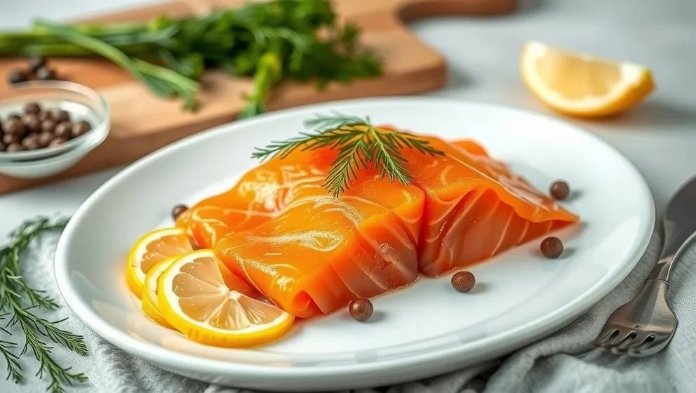 Halstrad lax gravid är verkligen läckert