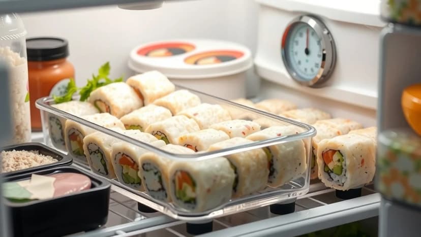 Hur länge håller sushi i kylen