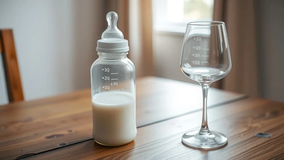 Kan man dricka alkohol när man ammar