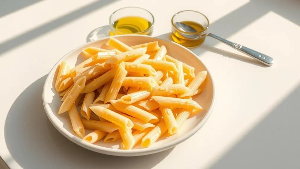 Hur många kalorier har kokt pasta?