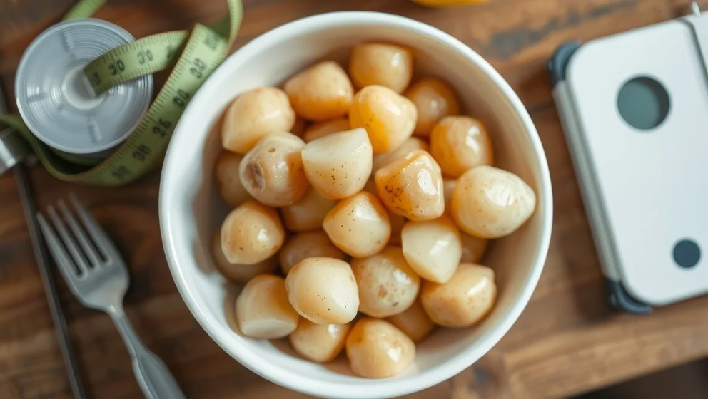 Hur många kalorier har kokt potatis