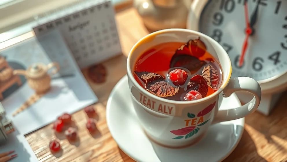 När ska man börja dricka hallonbladste