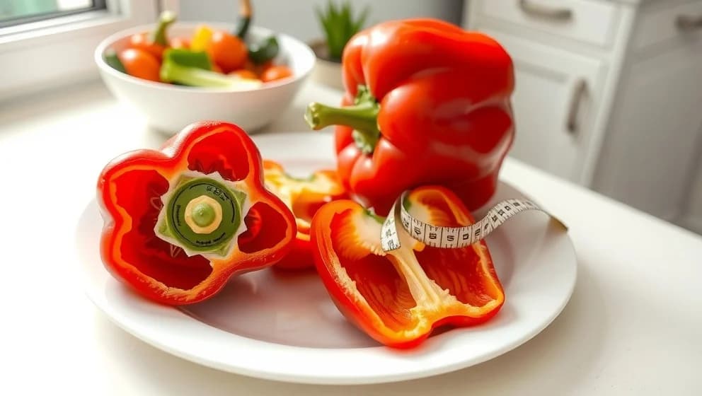 Röd paprika kcal - hur mycket energi innehåller den