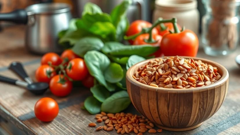 Röda linser protein för bättre hälsa