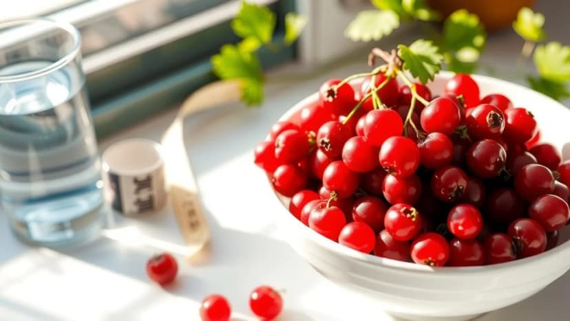 Röda vinbär nyttigt för kroppen