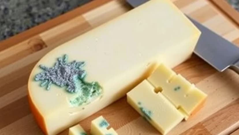 Kan man skära bort mögel på ost och äta resten?