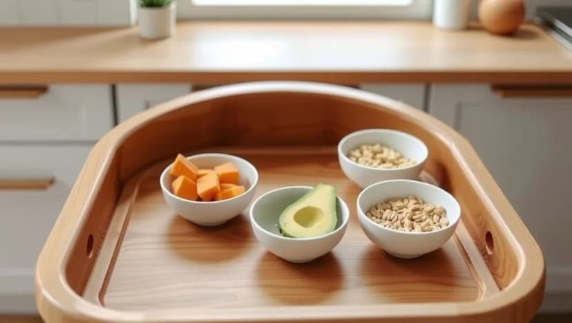 Smakportioner för 4 månader gamla barn